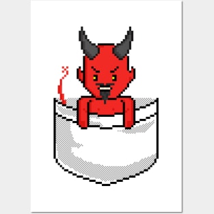 Pixel Pocket Devil Posters and Art